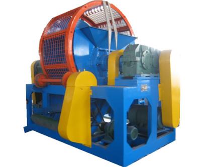 China Vertical OTR Tire Shredder Machine Cast Steel Big Size 16PCS Block for sale