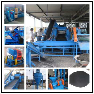 China Pyrolysis Waste Tire Recycling Plant Environmental For AG Tyre for sale