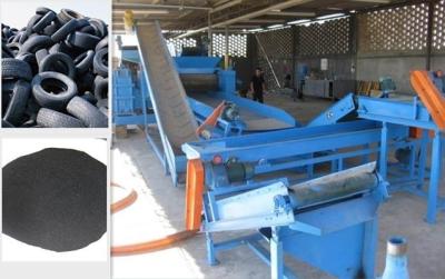 China Rubber Crumb Waste Tire Recycling Plant Equipment Double Shaft Shredders for sale