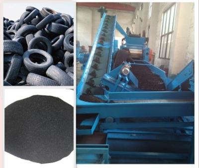 China Professional Old Tyre Recycling Plant / Tyre Recycle Plant Waterproof for sale