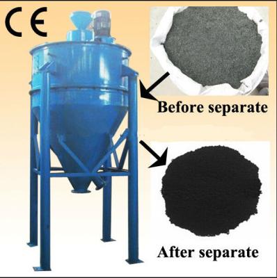 China Fiber free tdf fiber removed separator rubber crumb system tire recycling plant for sale