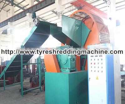 China Scrap Tire Recycling Machine / Tyre Waste Recycling Plant CE Approved for sale