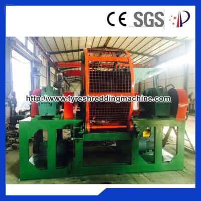 China Double Stage Plastic Granulator Recycling Tire Machine High Capacity for sale