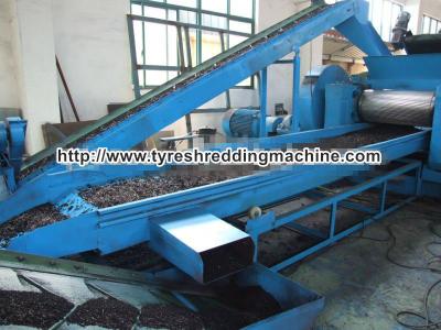 China Plastic Tyre Rubber Granulator Machine ETS Plants Twin Shaft Shredder for sale