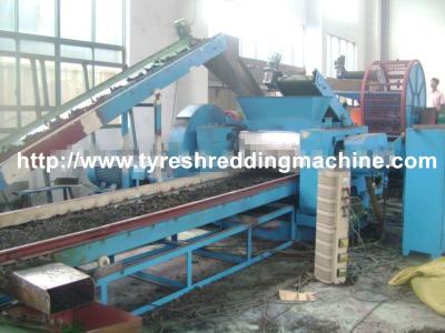 China Harden Gears Rubber Granulators Tyre Powder Production Electric Control for sale