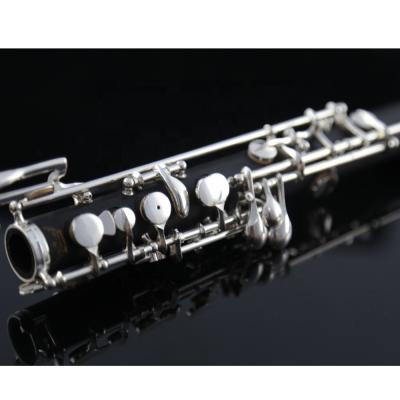 China ABS Roffee Woodwind Instrument Silver Plated Kids Semi Automatic Oboe for sale