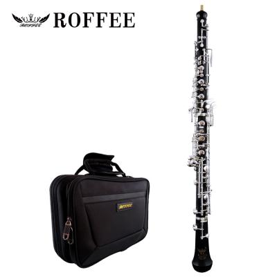 China ROFFEE 02A Student Level Composite Wood Semi Automatic Silver Plated Oboe for sale