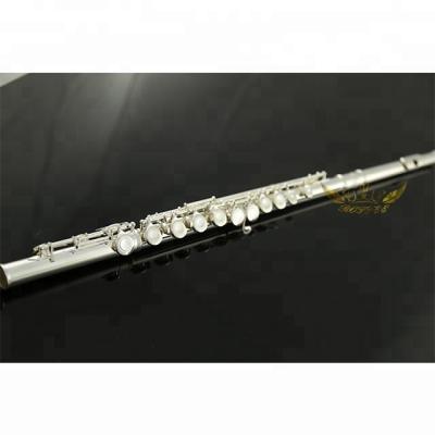 China Roffee Cupronickel Body Silver Plated Keys Silver Plated 16 Closed Holes Flute for sale