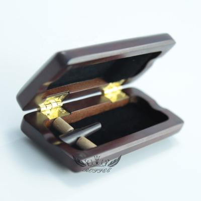 China Accessories for Maple Roffee Musical Instrument Parts Wooden Woodwinds Bassoon Reed Case Can Hold 1 Reed for sale