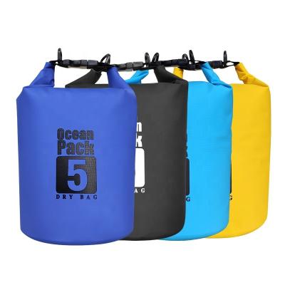 China Outdoor Activity Customization 500DPVC Ocean Dry Bag Backpack 20L Waterproof Beach Bag for sale