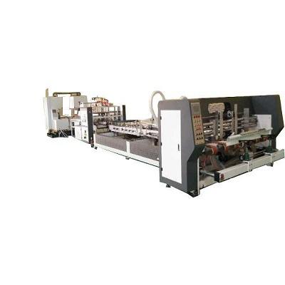 China Food Corrugated Full Automatic High Speed ​​Cardboard Folding Gluing Machine for sale