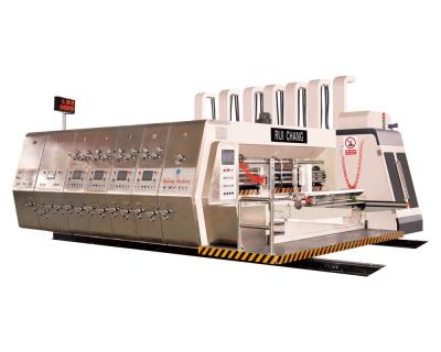 China Corrugated Carton Box Lead Edge Feed Die Cutter Slotter Carton Box Printing Machine for sale