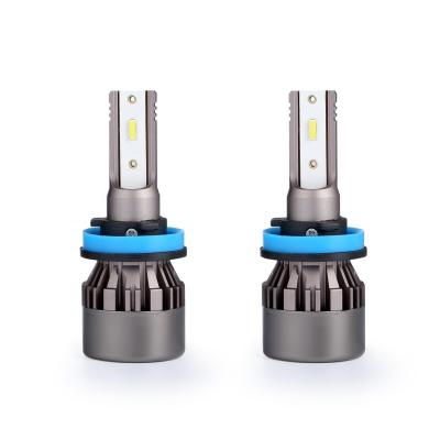 China Aluminum Alloy High Power MINI Size 6500K Car LED Headlight, Led Mini3 h4 h7 LED Headlight Bulbs for sale