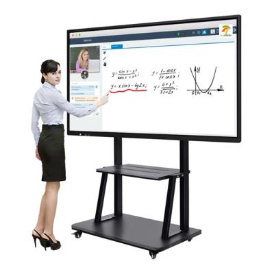 China Portable School/Meeting Venue/Training 65 Inch Workbench Infrared i5 Cpu Computer Interactive Whiteboard With Wheels for sale