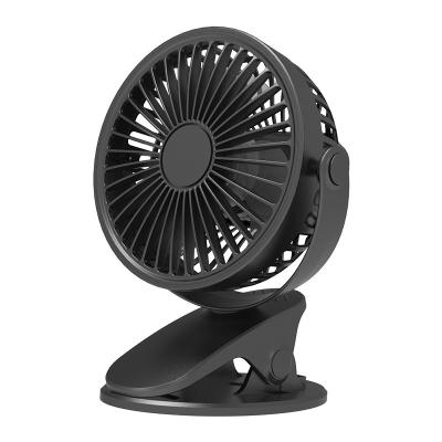 China Wieder aufladbarer Clip-Plastikfan USB trieb Mini Portable Fan Clip 3600mAh an zu verkaufen