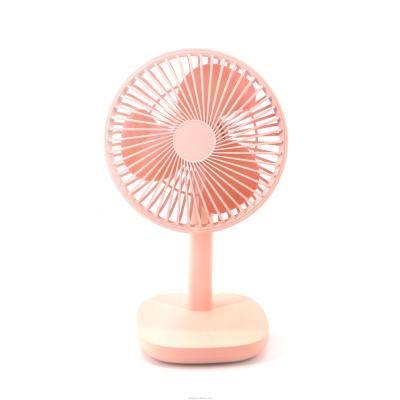 China Portable Rechargeable Usb Small Desk Fan 1.31 Pounds Button Control for sale