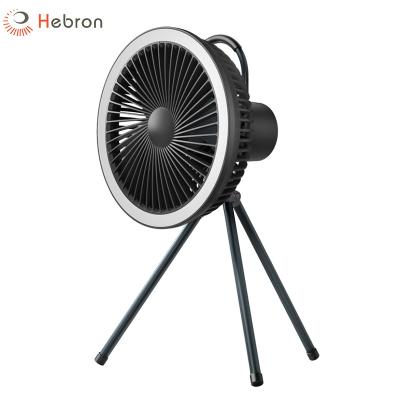 China Outdoor 7800mAh Tripod Oscillating Fan Folding USB Auto Cool Fan for sale