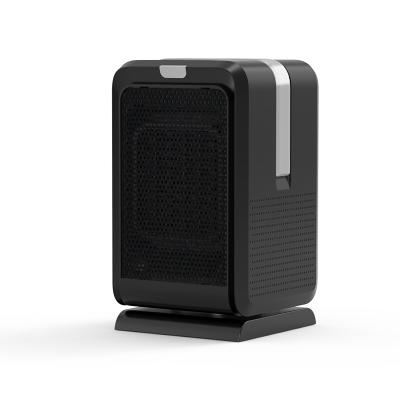 China Basics 1500W Oscillating Ceramic Heater Black With Adjustable Thermostat for sale