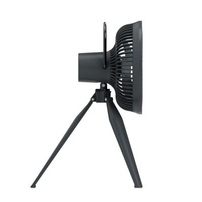 China Cordless Portable Camping Fan 7800mAh Tripod Stand Fan With Power Bank LED Camp for sale