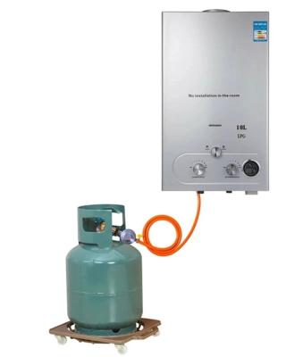 China 6L/8L/10L/12L/16L/18L LPG Outdoor Water Heater Propane Gas Tankless Stainless Instant Boiler 36KW Liquefied Petroleum Gas Water Heater for sale