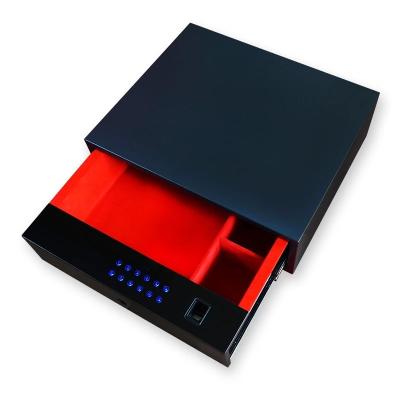 China Smart Biometric Fingerprint Lock Hidden Household Hotel Finance Drawer Safe Box For Jewelry Safe JDBXX for sale