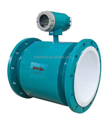 China Carbon steel.stainless steel electromagnetic remote intelligent RS485 water meter for sewage treatment and farm irrigation for sale