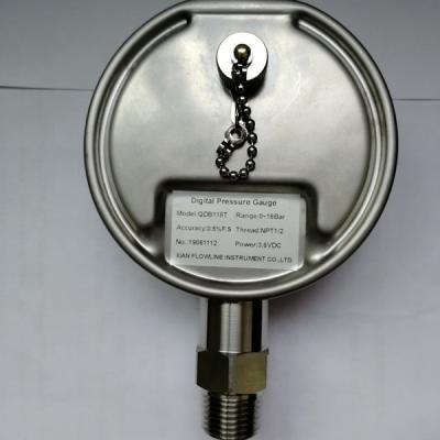 China Stainless Steel With USB Interface Digital Pressure Gauge SS304 Material For Fuel Oil for sale