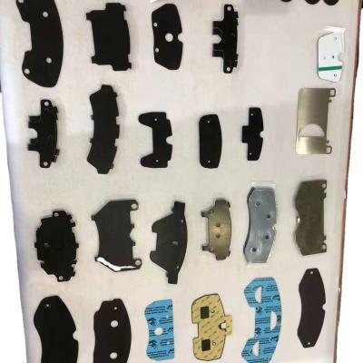 China Auto brake pad shims manufacturer with OEM standard to rubber shims and premium 8031 ​​steel shims for sale