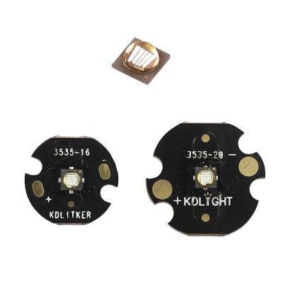 China Korea Chip 5W CUN66A1G UV365nm LED Ultraviolet Emitter With KDLITKER DTP Copper MCPCB for sale