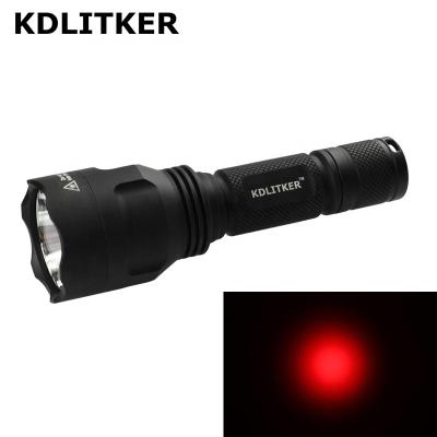 China Camping KDLITKER C8-COLOR XP-E2 620nm Red 660nm 730nm 320 Lumens Hunting LED Flashlight for Night Hunting Hunter for sale