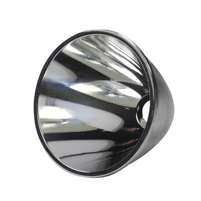 China Custom Flashlight Reflector OEM CNC Machining 41.5mm(d) x 31mm(h) Aluminum Led Torch DIY Reflector For C12 Flashlight for sale