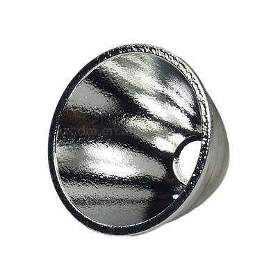 China Custom Flashlight Reflector OEM CNC Machining 41.5mm(d) X 31mm(h) Aluminum Reflector OP For Flashlight for sale