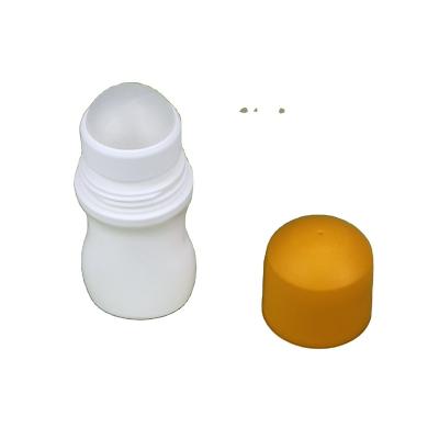 China Customized Color Cosmetic Empty Plastic Deodorant Roll On Bottles With 50ml Trackball Container for sale