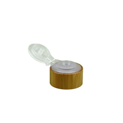 China Bottles Good Price Fast Delivery High Quality Bamboo Plastic Butterfly Flip Top Cap 28mm for sale