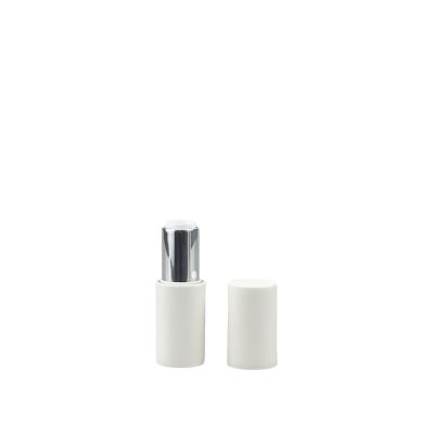 China 3g to3.5g Free Sample Cosmetic High Quality Round Lipstick Small Packaging Frozen White Lipstick Tube for sale