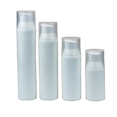 China White Empty Personal Skin Care Packaging PP Material And ACP Material Plastic Cosmetic Packaging Container 30ml 50ml 80ml 100ml Pump Airless Bottle for sale