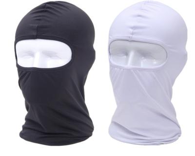 China Sporty Custom Logo Printed Polyester Warm Full Face Balaclava Face Mask for sale