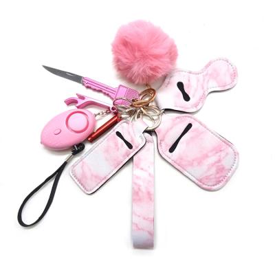 China Eco-Friendly Hot Colorful Personal Alarm Breaker Window Security Selling Amazon Key Chain Set For Women Self Defense Products for sale