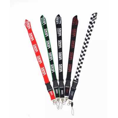 China High Quality Chain Key Holder Card Holder Lanyards With Logo Flat Polyester Heat Transfer Printed Logo High Quality Lanyard for sale