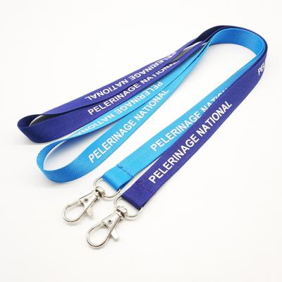 China Main Holder Chain Card Holder Customized Logo Polyester Neck ID Printing Lanyards With Custom Logo for sale