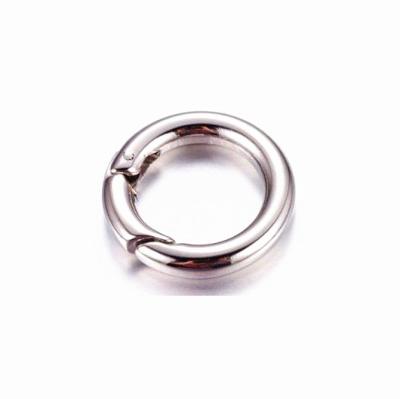 China Stainless Steel Round Push In Clasp Accessory for Pendant and Necklace for sale