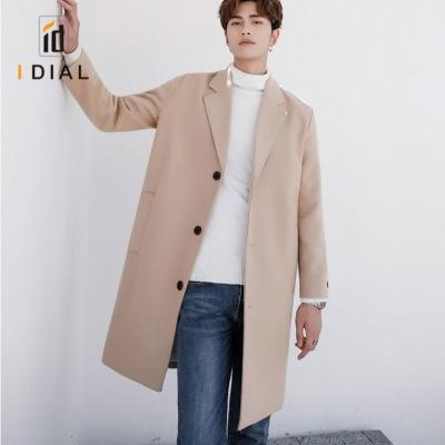 China New Style Breathable Spring Trench Coat Men Casual Single Breasted Logo Custom Anorak for sale