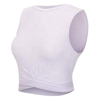 China Women's Short Sleeve Anti Shrink Round Neck T Shirt Slim Fit Crop Tops for sale