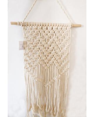 China Fabric Macrame Wall Hanger-Cotton Rope Hanger-Home Decoration for sale