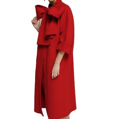 China OEM ODM Breathable Custom High End Dishonest Women Puff Coat Ladies Wool Coats Cashmere Coat for sale