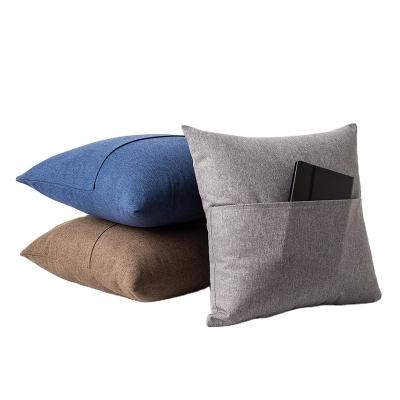 China Modern Decorative Custom Luxury Pocket Cushion Cover Embroidered Printed Decorative Plain Sofa Cushion Covers Modern Pillow Case Polyester Polyester for sale