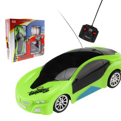 China RC Model 1/24 Channel 3D Model Sport Cars Toys 4 Lighting Auto Juguetes Plastic Kids Remote Control Car For Wholesale Cheap for sale