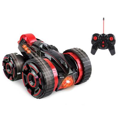 China Boys 5-wheel Gift Six Channel Roll Car Five Wheels Remote Control Dual Sided Deformation Rotation Rc Car Toy With Light for sale