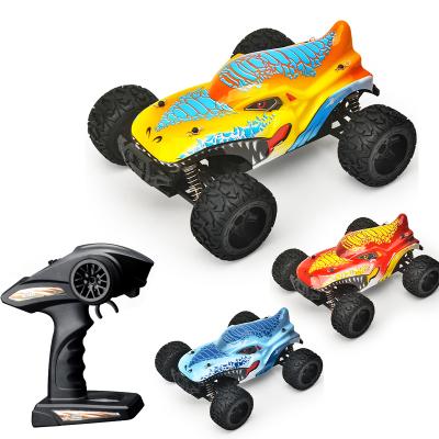 China 1:16 Unique Vehicle High Speed ​​Off Road Shape Kids Toys Truck RC Model 35KM/H Full Remote Control Dinosaur Cars Fast for sale