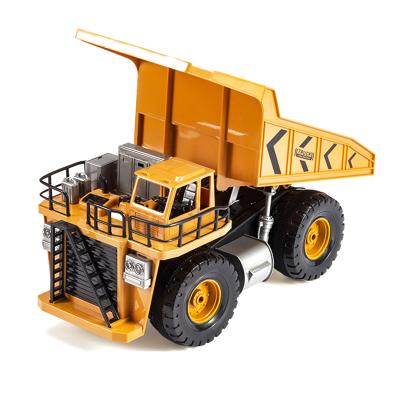 China RC Model 1:14 Sand Load Truck Toy Engineering Vehicle Children Outdoor Remote Control Rechargeable Dump Truck Urban Construction Rc Model for sale